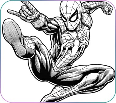 100 spiderman coloring pages (Free PDF Printables)