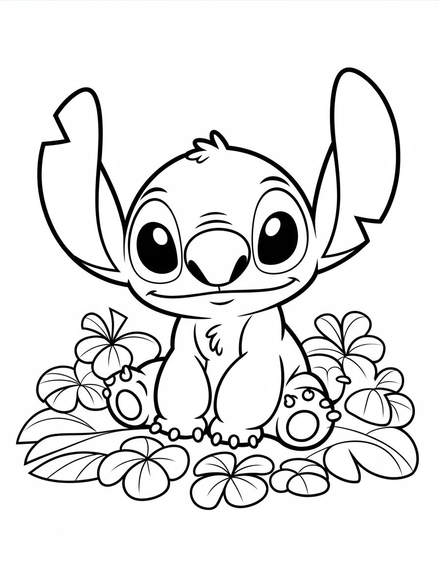 Baby Stitch Drawing Easy