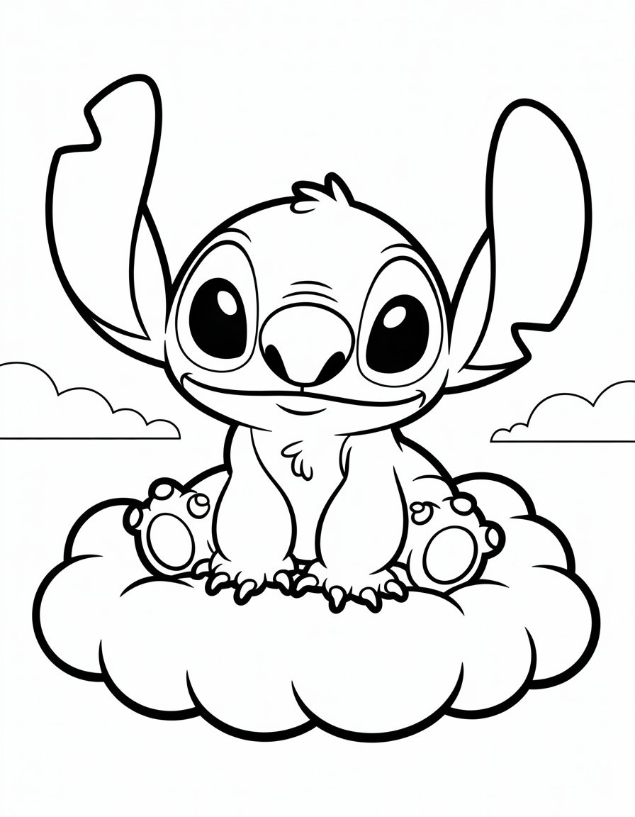Easy Stitch coloring page