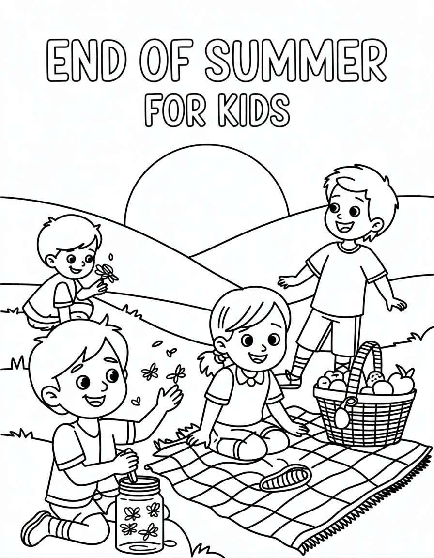 end of summer for kids