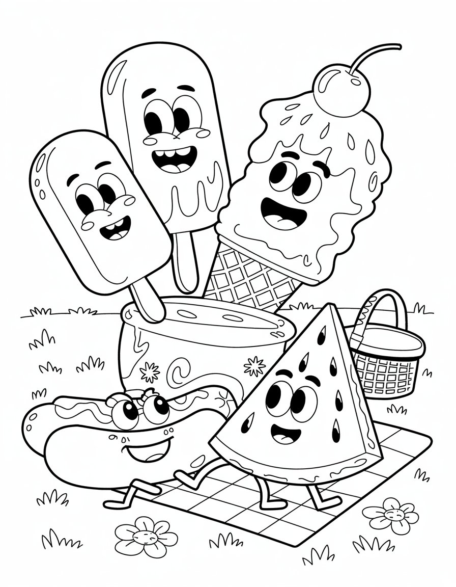 summer adorable cute food
