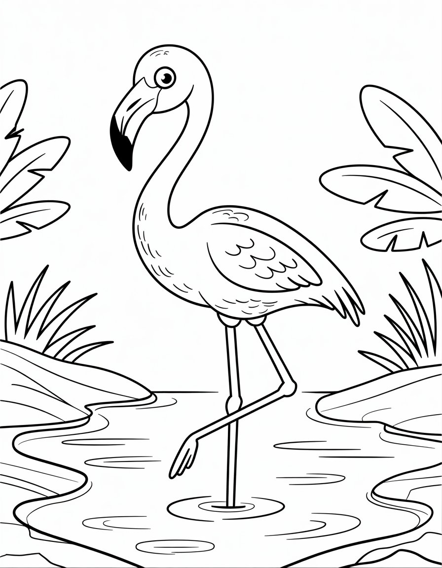 summer flamingo