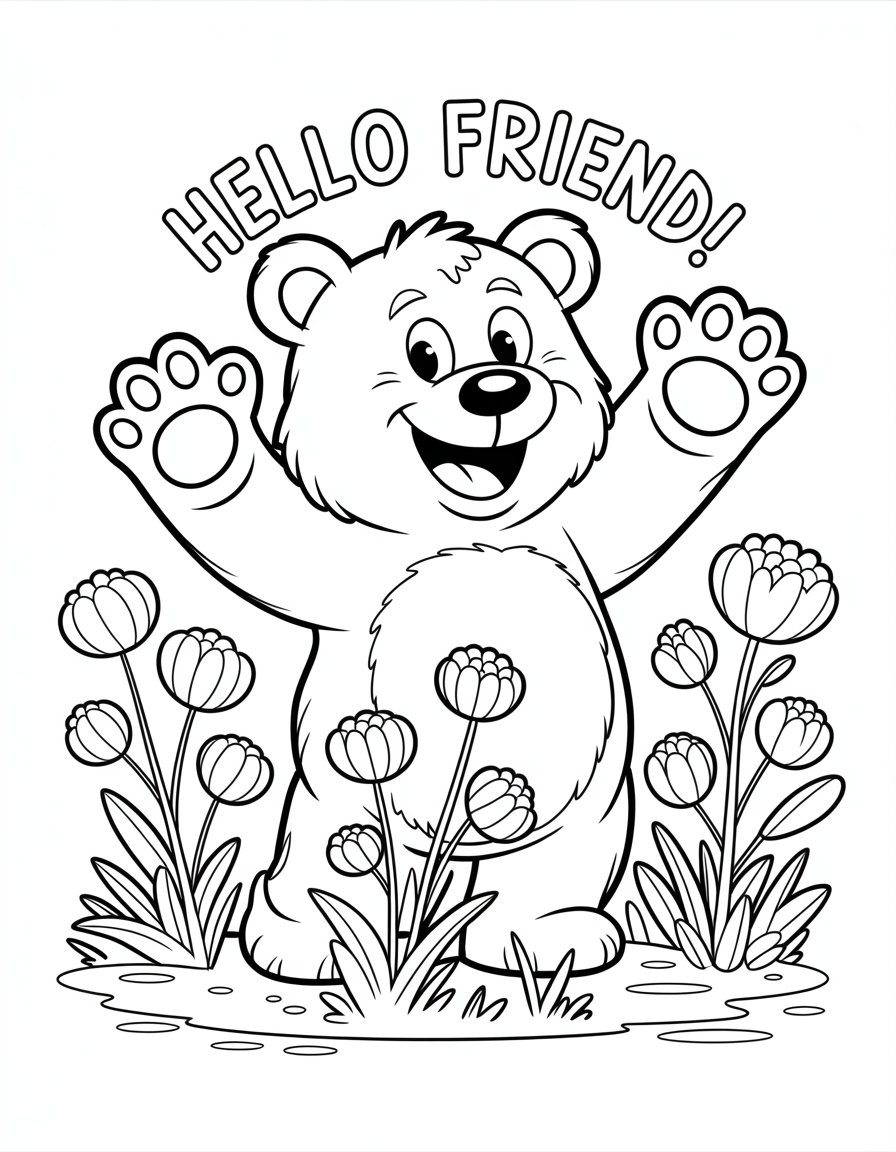cartoon bear