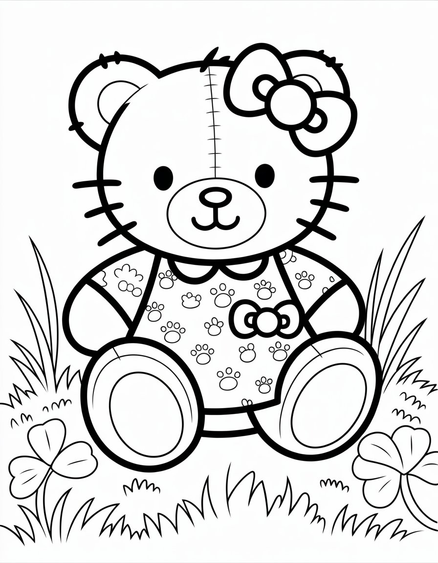 hello kitty teddy bear
