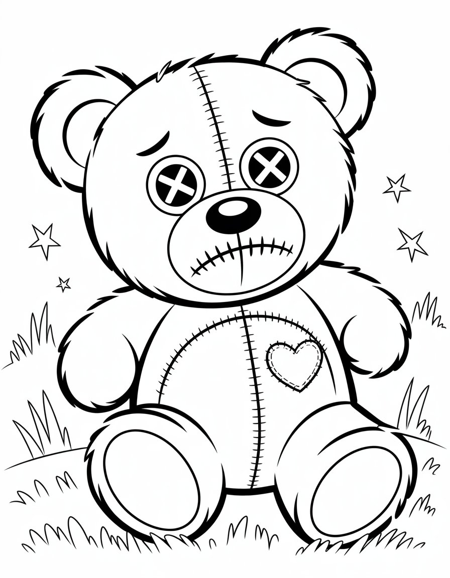 scary teddy bear