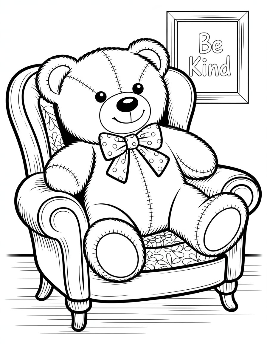 teddy bear with bow tie
