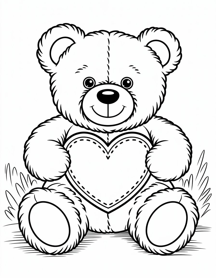 teddy bear with heart