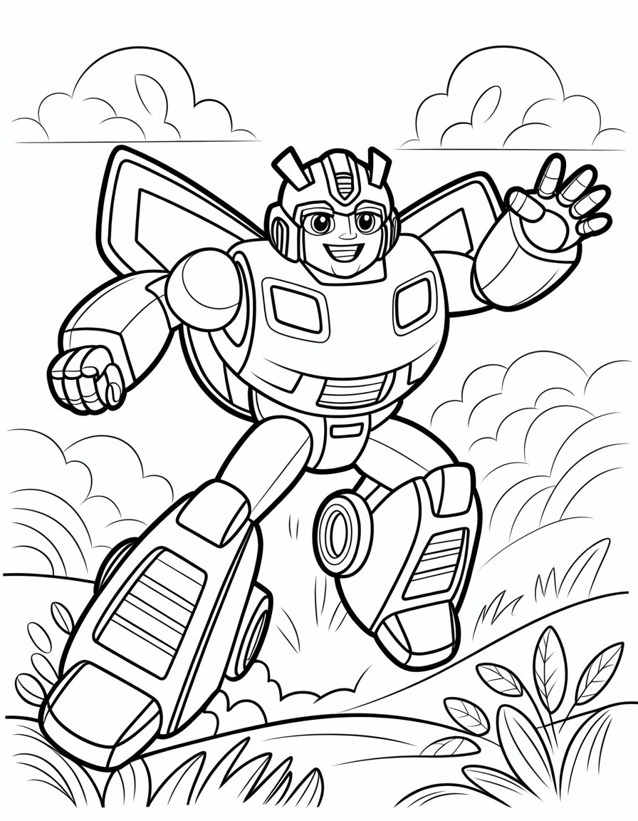 bumblebee coloring page