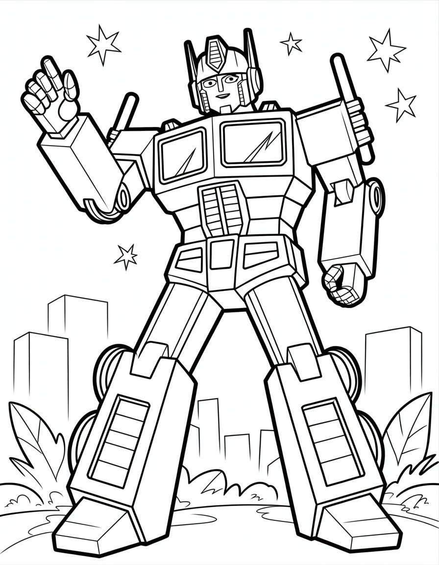 transformers g1 coloring page