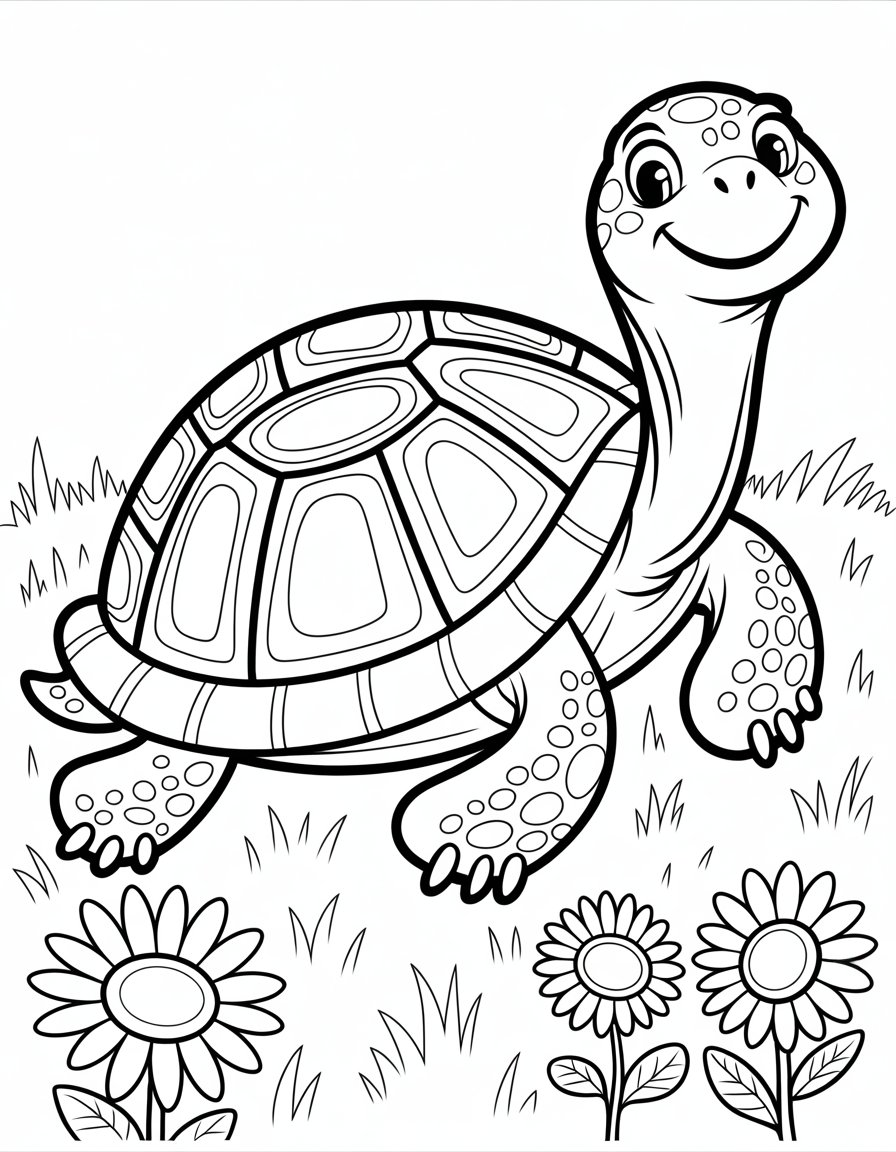 Turtle Coloring Pages