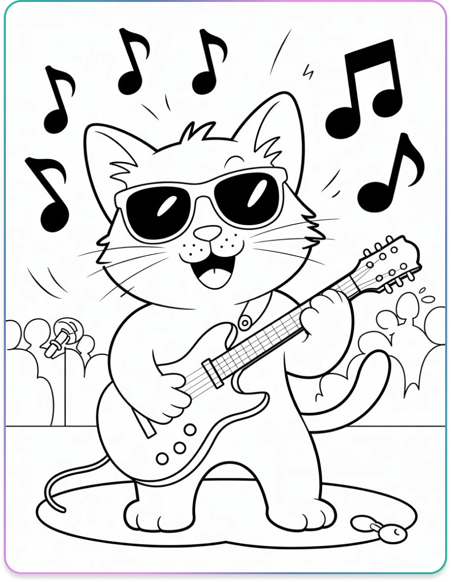 Musician Cat